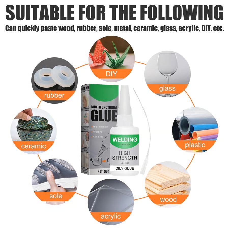 Welding High-Strength Oily Glue