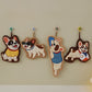 Adorable Dog Hand Towels - French Bulldog Playing With A Ball