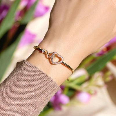 To My Daughter - Infinity Heart Bracelet