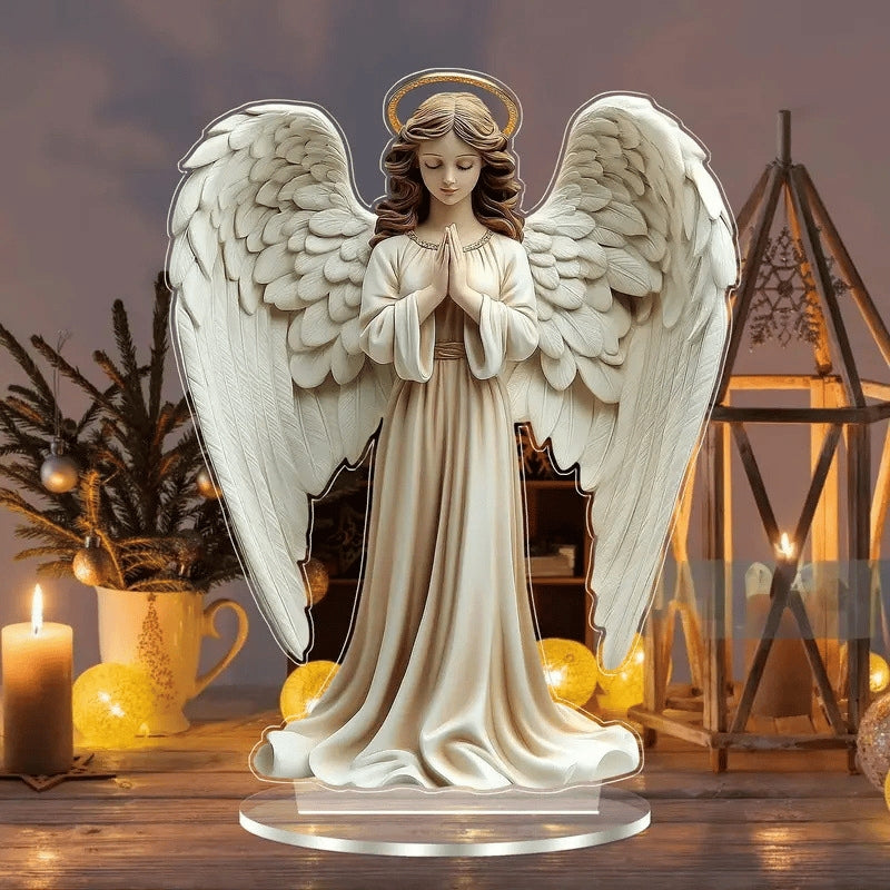 Gorgeous Angel Wings Cross Decoration