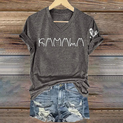 Women's La kamala Printed Short-Sleeved T-Shirt