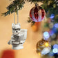 West Highland White Terrier - Dog Sitting On Toilet Ornament  OT040