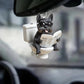 Scottish Terrier - Dog Sitting On Toilet Ornament  OT041