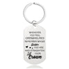 To My Sister - Whenever You Feel Overwhelmed - Inspirational Keychain - A916