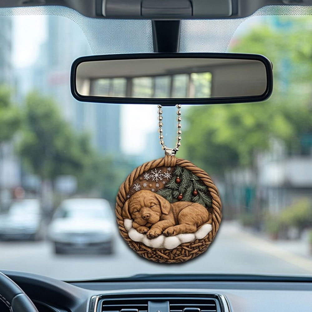 Chesapeake Bay Retriever In Mini Baskets Ornament - MB043