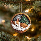 Basenji In Mini Baskets Ornament - MB046
