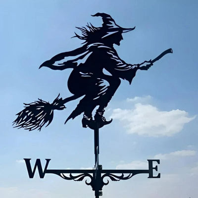 Witch Stainless Steel Weathervane MW006