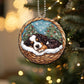 Bernedoodle In Mini Baskets Ornament - MB047