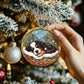 Bernedoodle In Mini Baskets Ornament - MB047