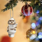 Havanese - Dog Sitting On Toilet Ornament  OT047