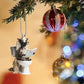 Chinese Crested Dog - Dog Sitting On Toilet Ornament  OT048