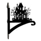 Haunted House Metal Hanging Bracket Plant Stand PS150