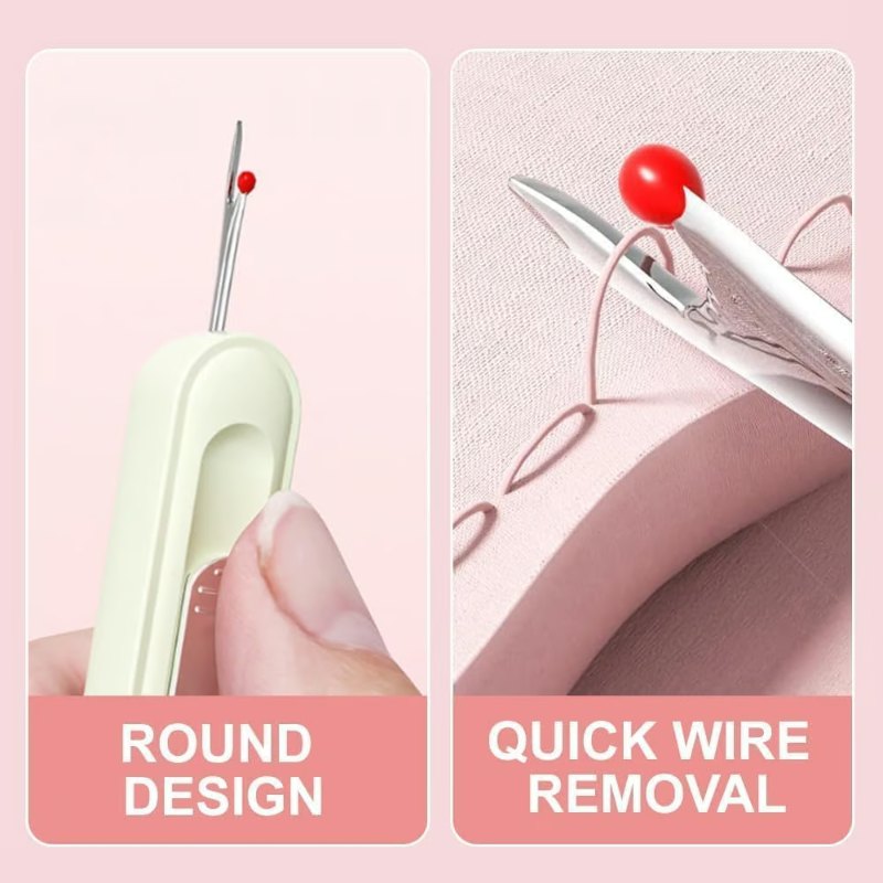 Automatic Needle Threader - 2 in 1 Threading and Thread Removal Tools