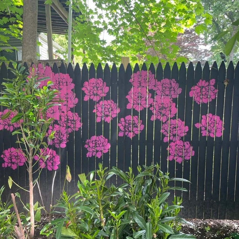 Blooming Flowers Garden Stencils - DIY Decoration