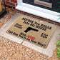 Before You Break Into My House - D315 - Doormat