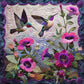 Hummingbirds Blanket - D202 - Premium Blanket