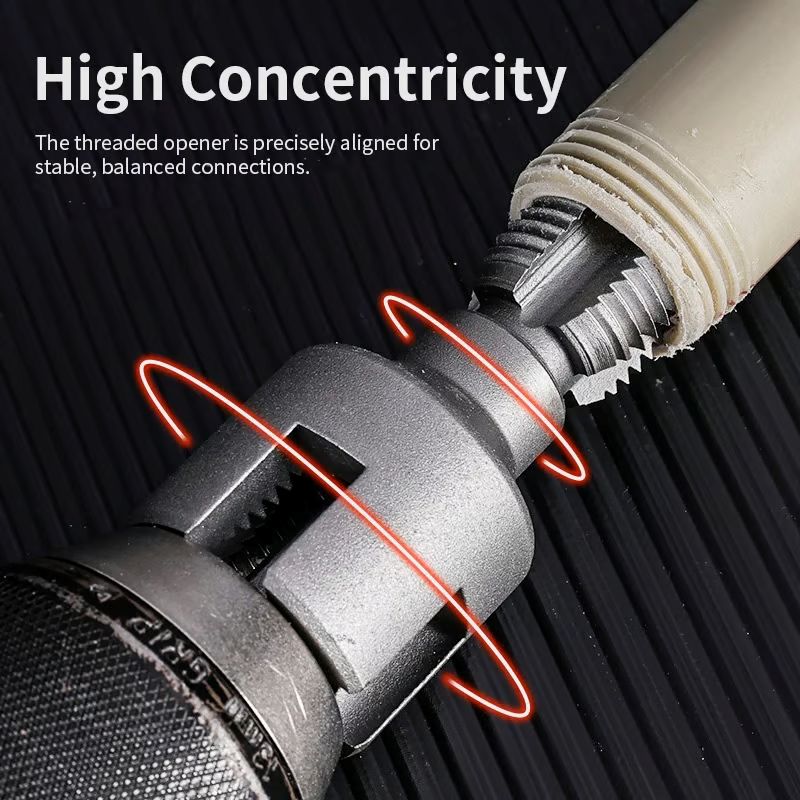 Integrated Internal & External Pipe Threading Tool