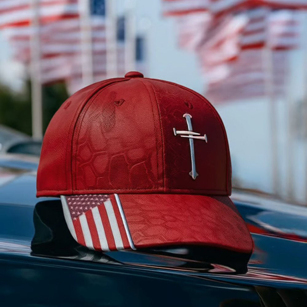 Adjustable Jesus 3 Nail Cross Hat