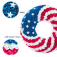 Red White and Blue Roses Patriot Wreath