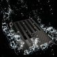 3D All-Black American Flag Emblem Decal