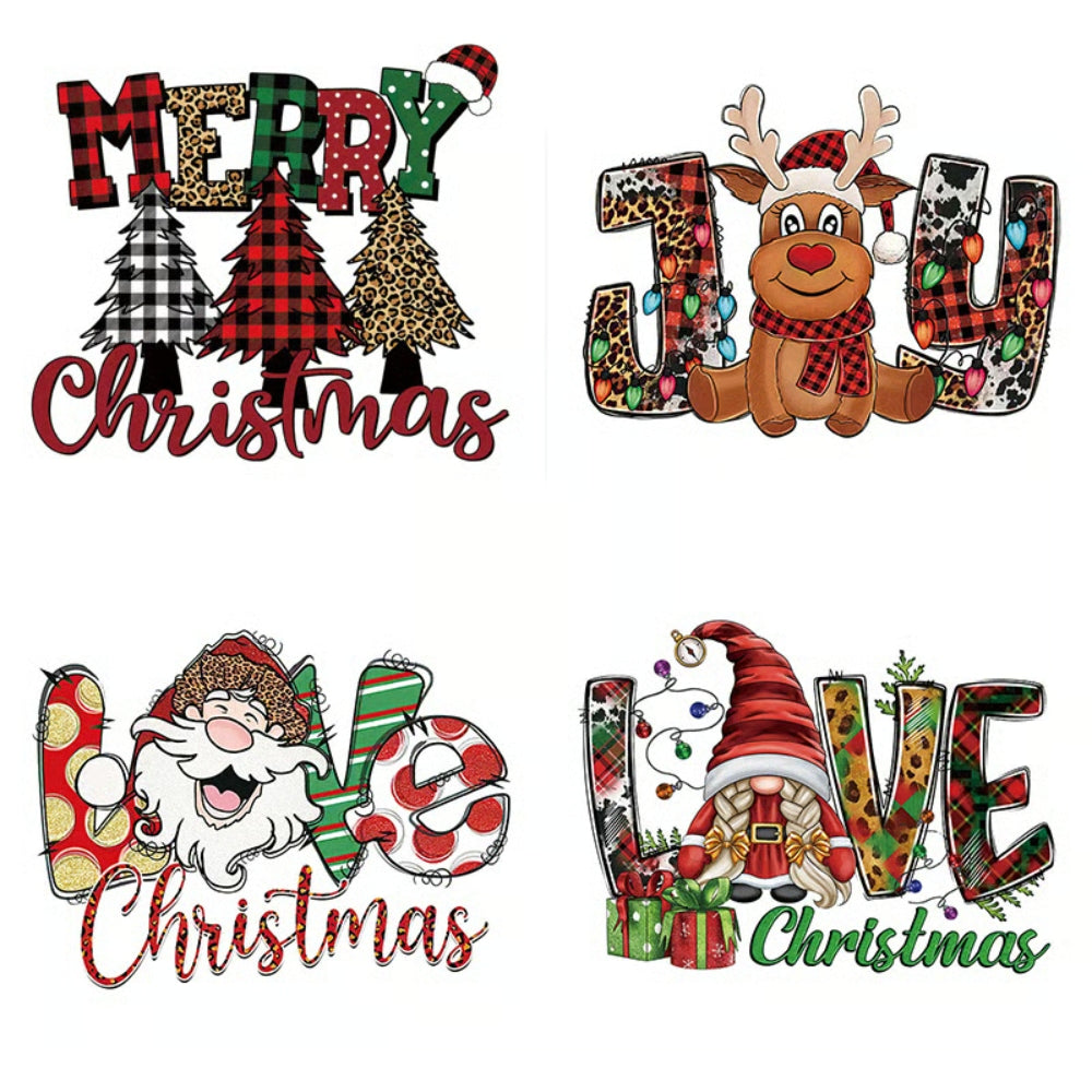 Christmas Mystery DTF Transfer Bundle for T-Shirts, Totes & DIY Gifts