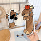 Adorable Dog Hand Towels - Apple Dachshund