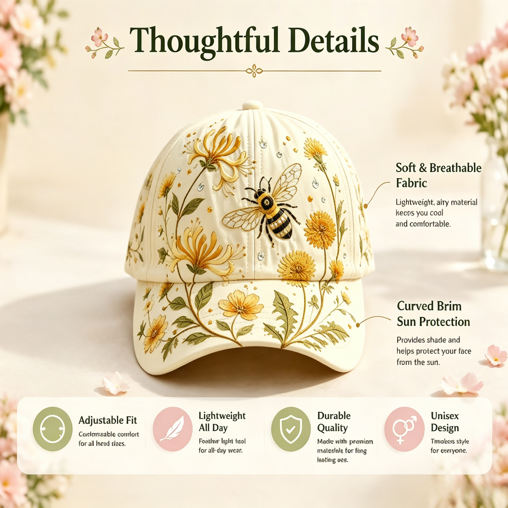 Garden Morning Cap