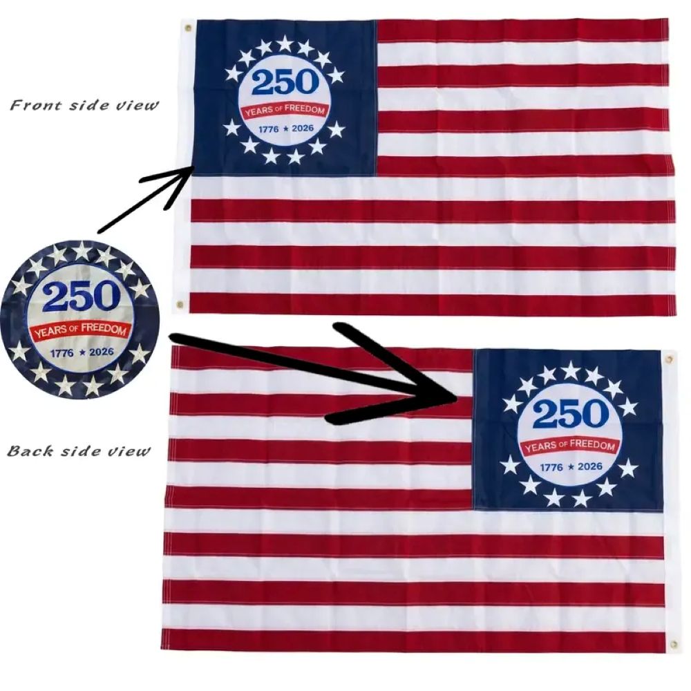 250th Anniversary USA Commemorative Flag (3x5 Ft)