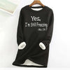 Women's Sweatshirt Pullover Fleece Teddy Fuzzy Black Yellow Pink Letter Street Casual Round Neck Long Sleeve Top Micro-elastic Fall & Winter