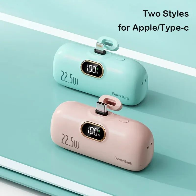 5000mAh Mini Portable Charger Power Bank for Phone