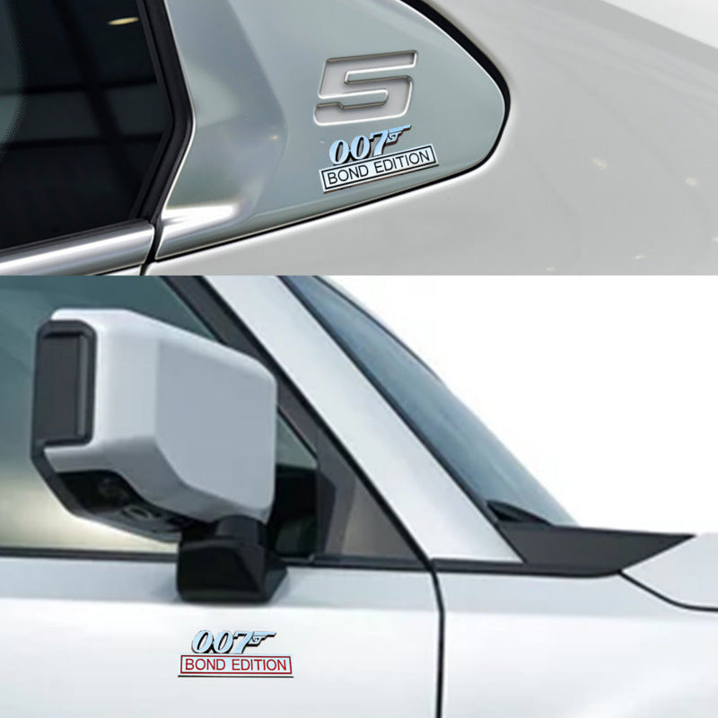 007 Bond Edition - Emblem Sticker Badge, Funny Decals for Car, Truck, SUV, Motorcycle - TE035