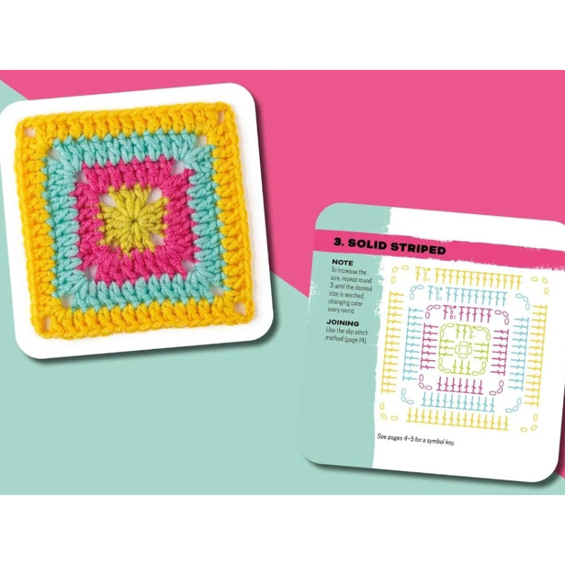 The Granny Square Card Deck: 50 Mix and Match Designs