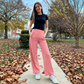 Wide Leg Pants Woman Yoga Pants with Pockets Stretch Loose Casual Lounge Sweatpants Petite/Regular/Tall