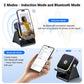 5-in-1 Wireless Induction Bluetooth Speaker with Adjustable Phone Stand