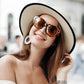 2025 New Polarized UV400 Protection Trendy Round Cat-eye Sunglasses