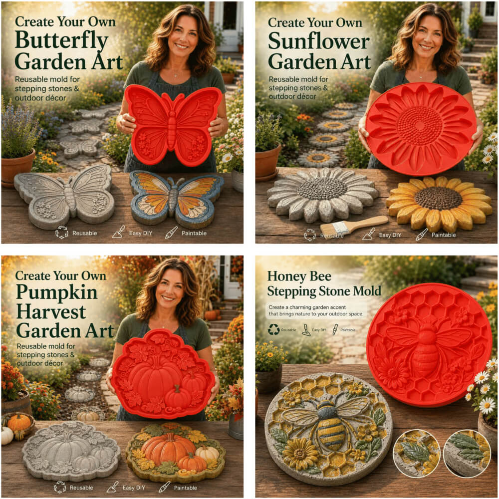 Reusable Garden Art Mold – Make Your Garden Truly One of a Kind