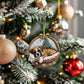 Borzoi In Mini Baskets Ornament - MB005
