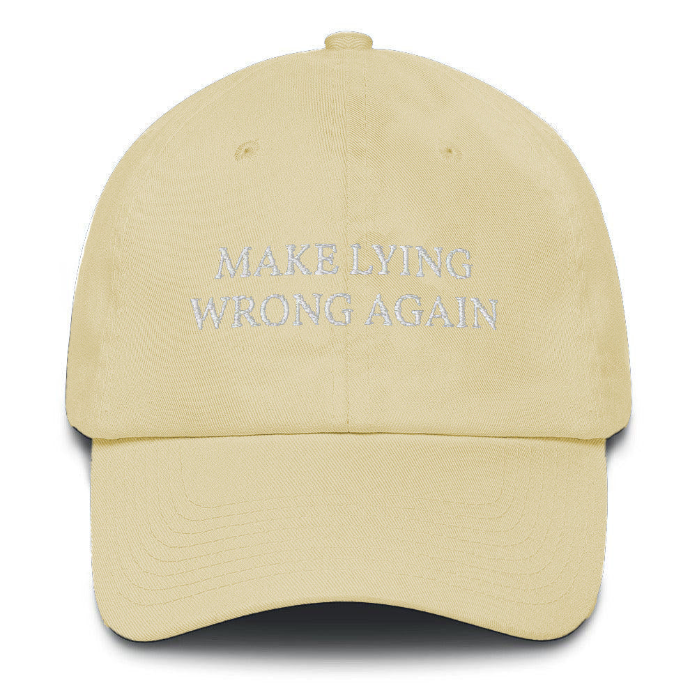 Make Lying Wrong Again Hat