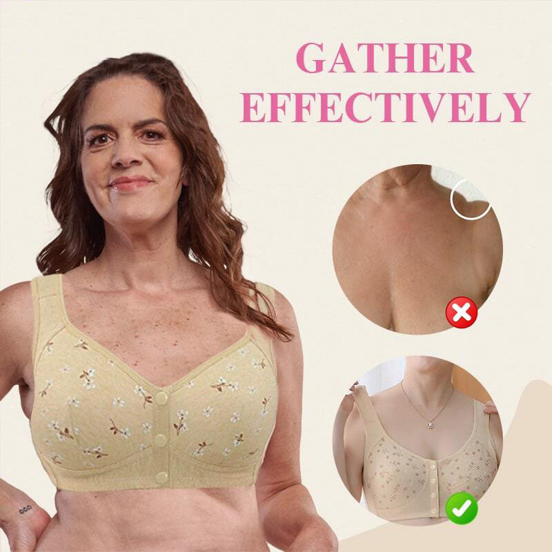 Comfortable & Convenient Front Button Bra