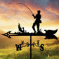 Fishing Stainless Steel Weathervane MW022