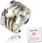Self Love Spinner Heart Ring