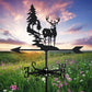 Forest Deer Stainless Steel Weathervane MW039