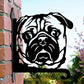 Pug Face Metal Hanging Bracket Plant Stand PS016