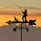 Fishing Stainless Steel Weathervane MW022