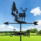 Forest Deer Stainless Steel Weathervane MW039