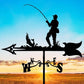 Fishing Stainless Steel Weathervane MW022