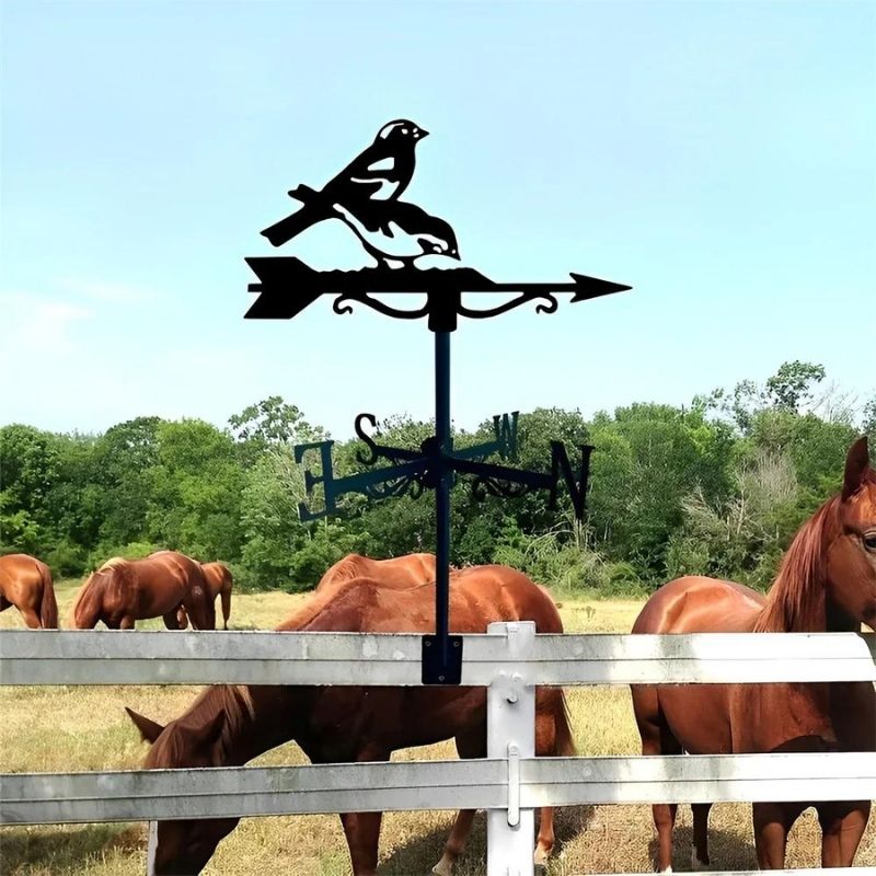 Two Bird Stainless Steel Weathervane MW095