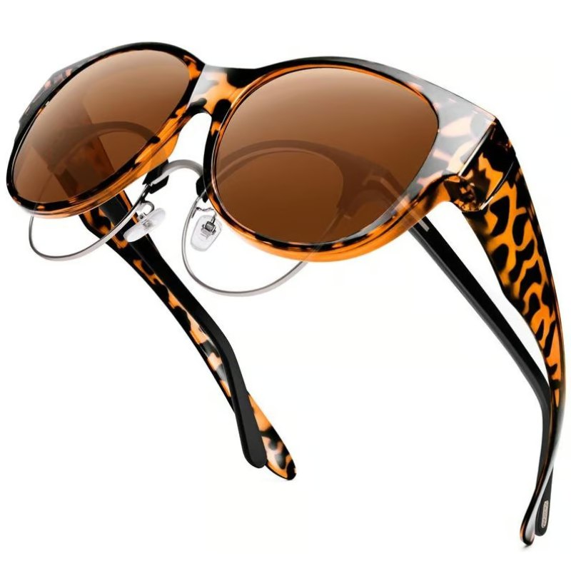 2025 New Polarized UV400 Protection Trendy Round Cat-eye Sunglasses