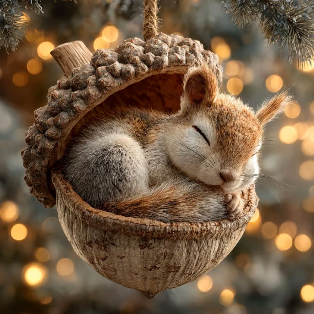 Forest Animal Acorn Ornaments – Cozy Forest Christmas Ornaments