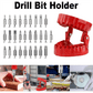 Denture Drill Bit Holder with 28 Bits Set